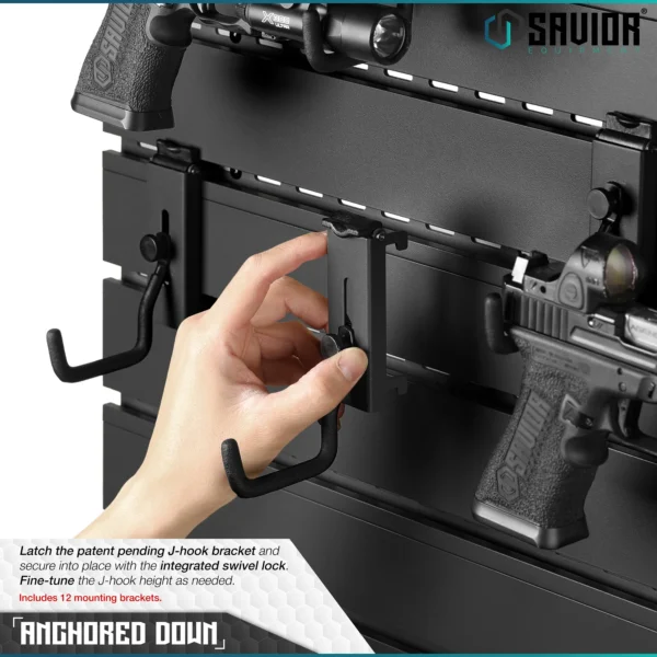 Wall Rack System - 10 Panel Kit W/ Attachments - Image 5