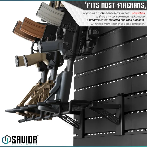 Wall Rack System - 10 Panel Kit W/ Attachments - Image 4