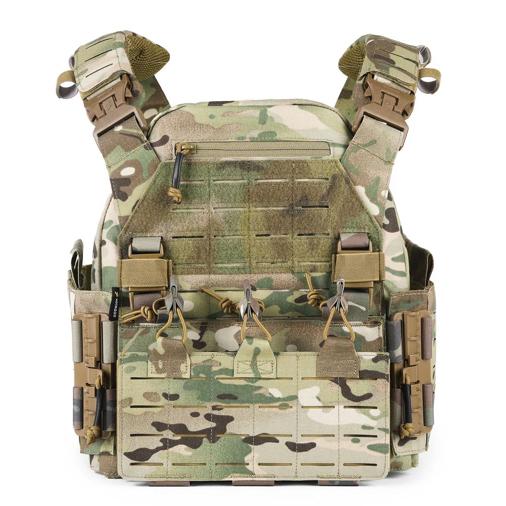 Military grade 1000D Nylon Modular Plate Carrier - wear resistant, Quick detach, MOLLEE Compatible, Adjustment to S-3XL