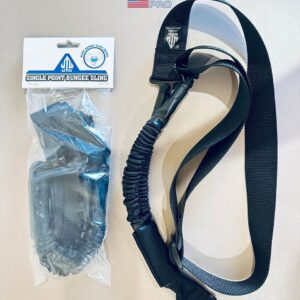 UTG® Single Point Bungee Sling with QD Sling Swivel, Black
