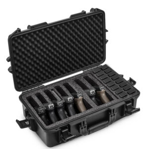 King Hard Case for 7 pistols 16 mags - Comes with Desiccant