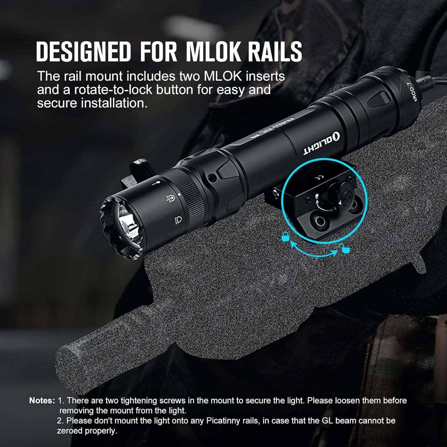 OLIGHT ODIN GL M 1550 Lumens with Green Laser - Image 6