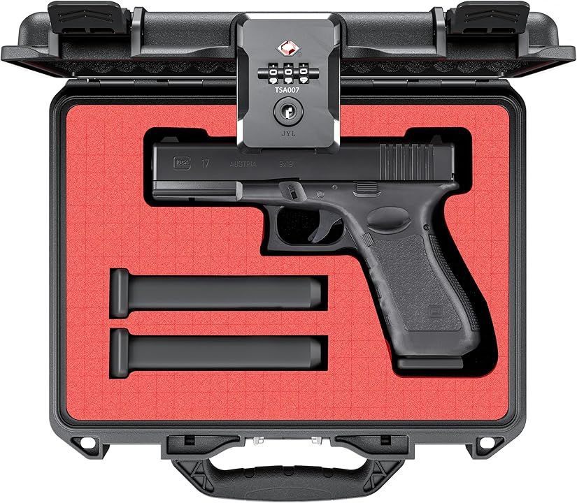 Kinghardcase TSA Gun Case, TSA Approved Firearm Travel Case.