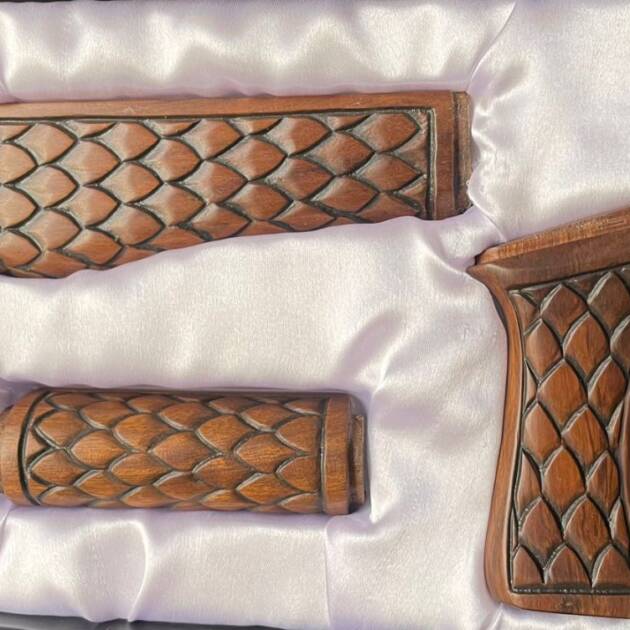 Professionally Hand crafted Ak furniture Snake Scale