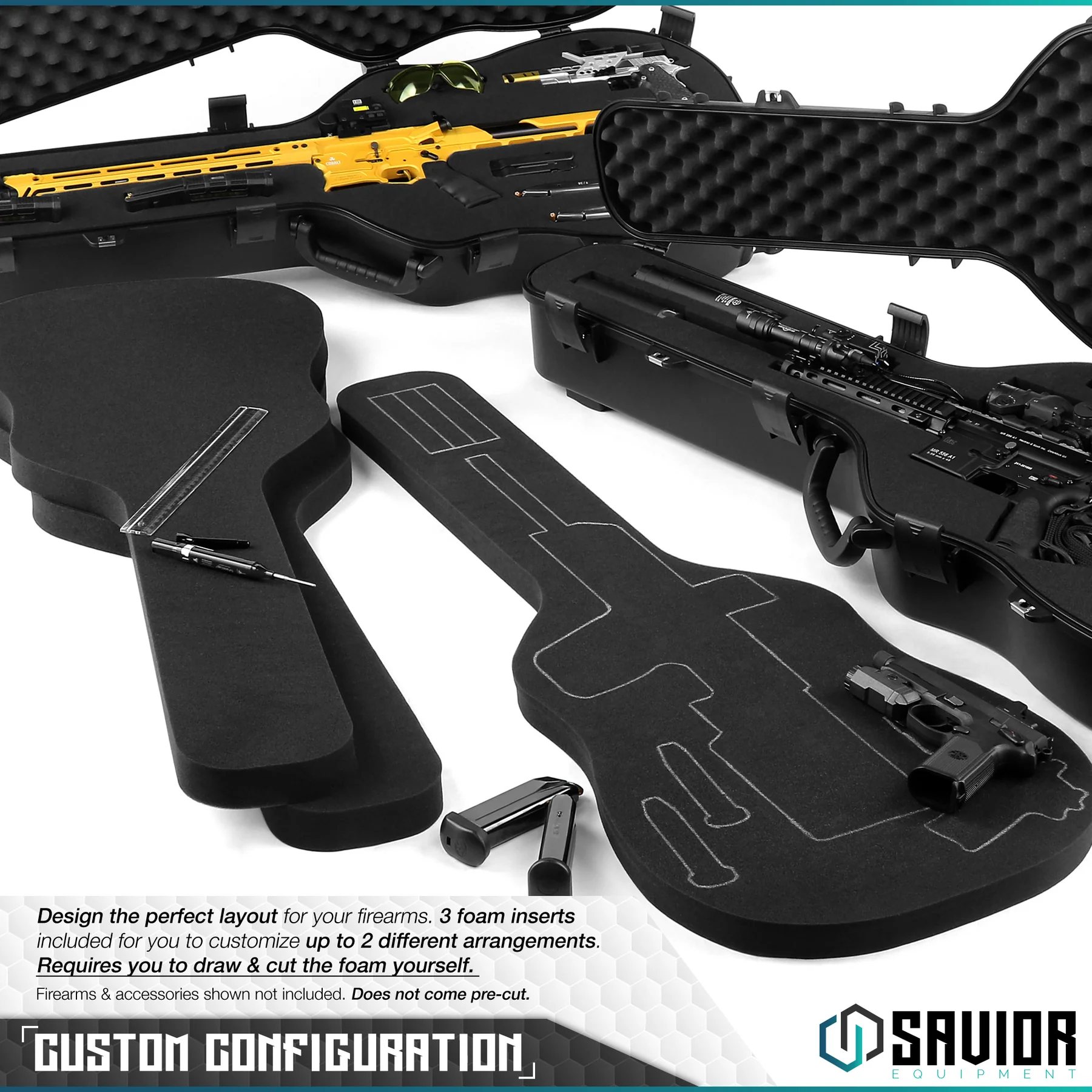 Ultimate Guitar Case - 45" - Black - Image 4
