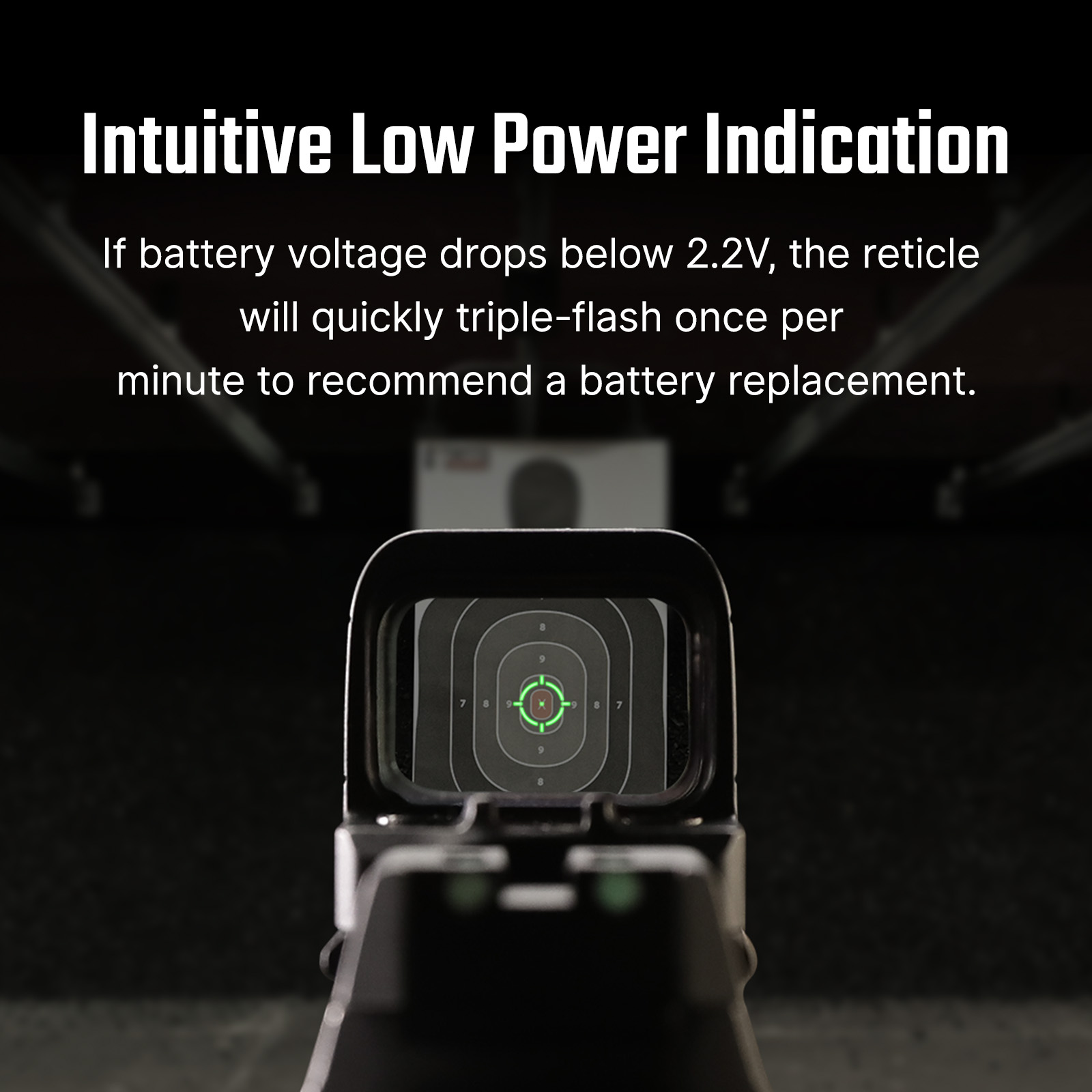 Osight SE Enclosed Optic with RMSc Footprint and Replaceable Battery Green Dot - Image 11